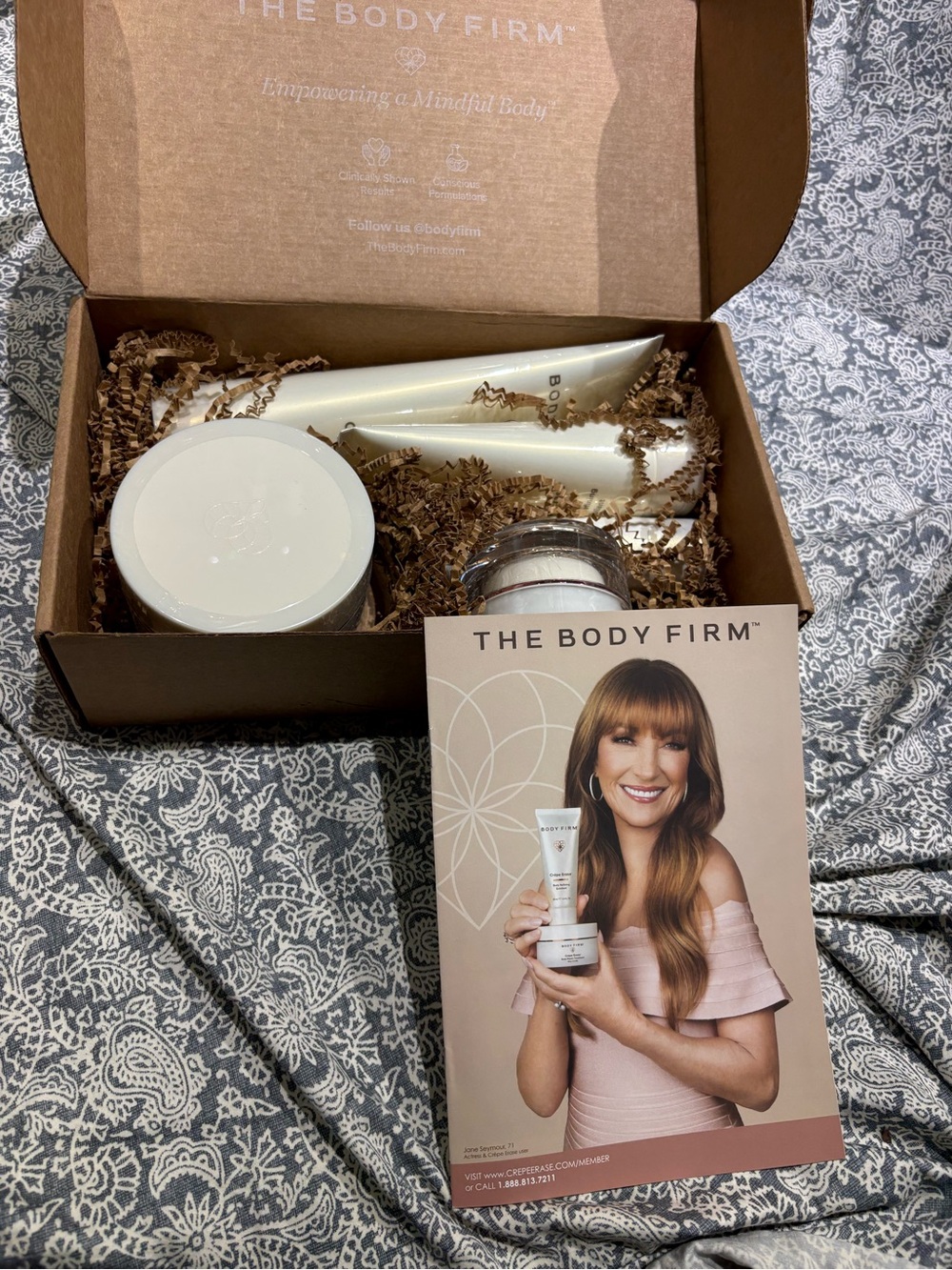 New The Body Firm crepe eraser Jane Seymour